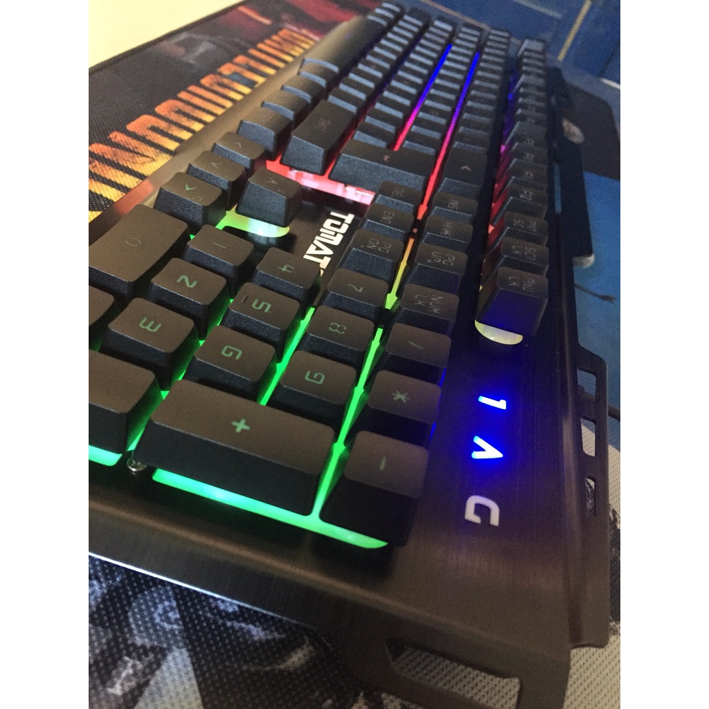 BÀN PHÍM GIẢ CƠ TOMATO S200 LED